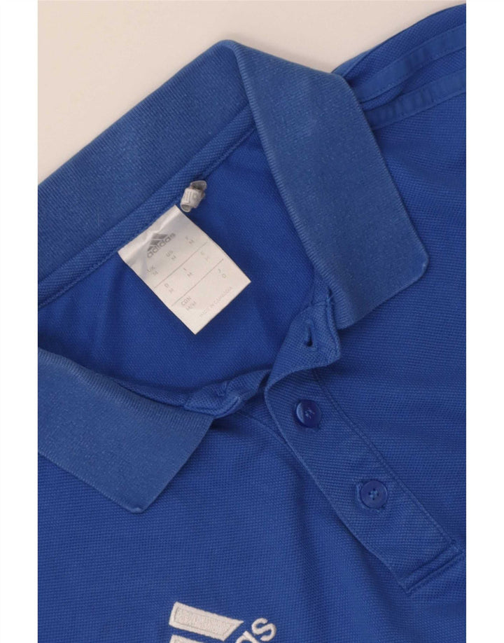 Adidas Hombre Climalite Polo Azul Medio