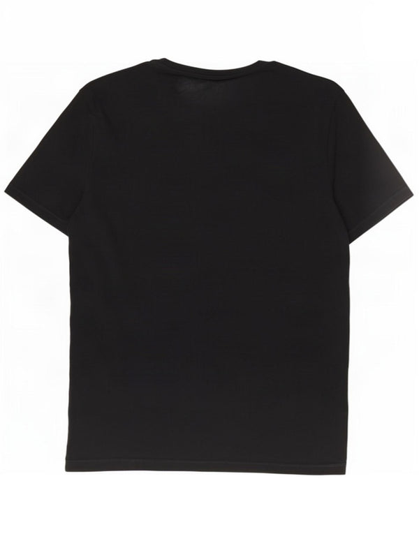 Cos Camiseta regular para hombre Top grande de algodón negro