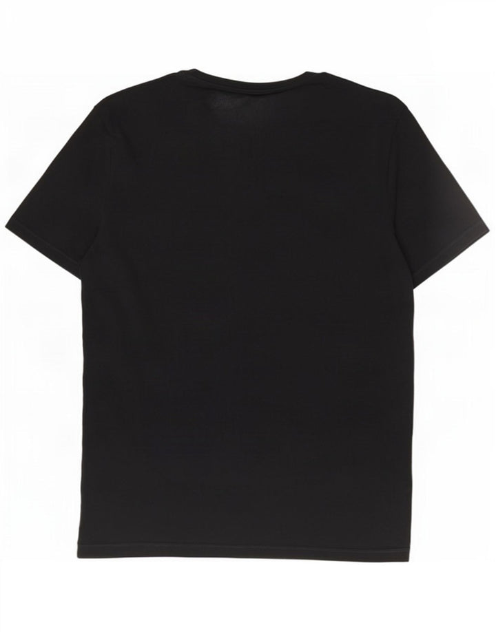 Cos Camiseta regular para hombre Top grande de algodón negro