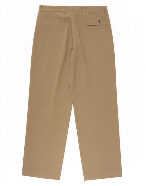 Tommy Hilfiger Pantalón chino recto de golf para hombre W30 L27 Poliéster caqui