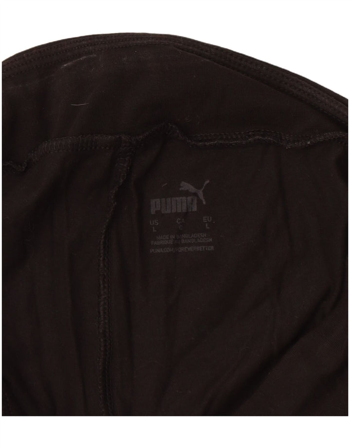PUMA Leggings gráficos para mujer Reino Unido 44 Grande Algodón negro