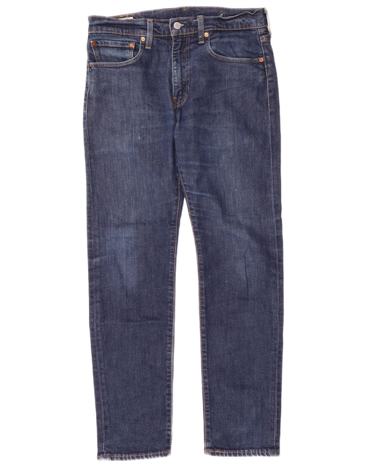 LEVI'S Vaqueros cónicos 502 para hombre W32 L30 Algodón azul