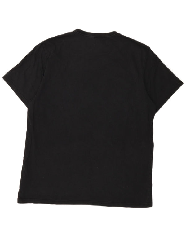 Converse Hombre Camiseta Gráfica Top XL Algodón Negro