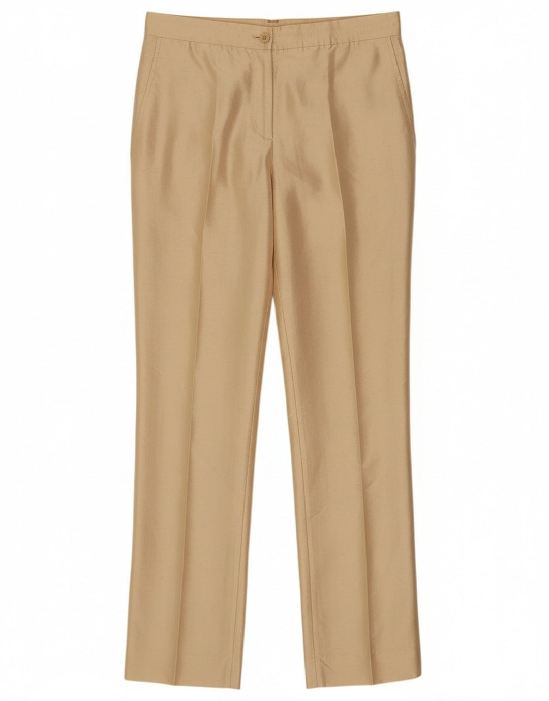 Aspesi Pantalón chino ajustado para mujer IT 42 Medium W30 L29 Seda beige