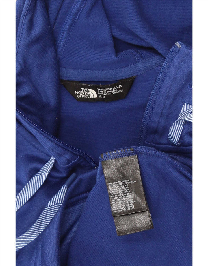 The North Face Sudadera con capucha y cremallera para mujer UK 12 Poliéster azul medio