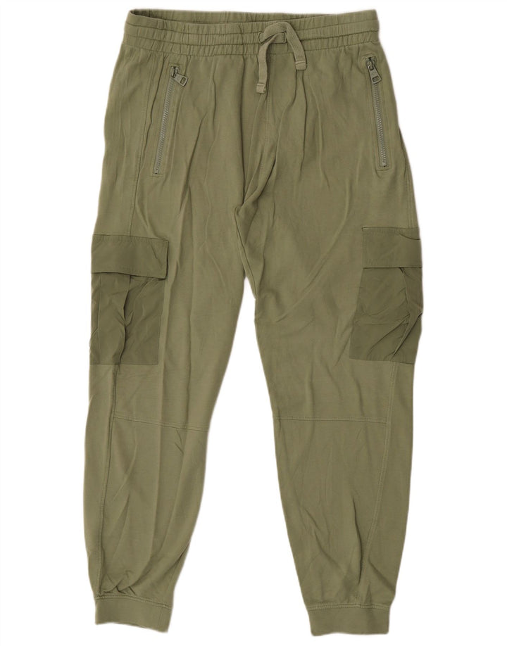 Bear Hombre Cargo Chándal Pantalones Joggers Grande Caqui Algodón