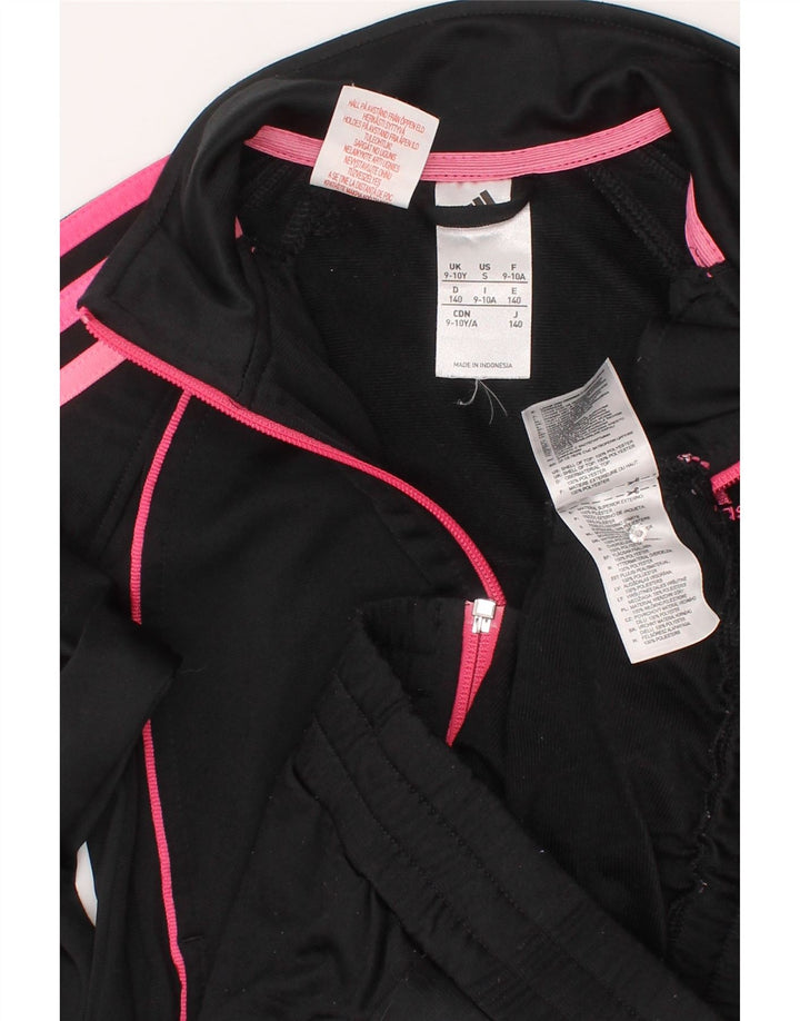 Adidas Chaqueta Chándal Niña 9-10 Años Negro Poliéster