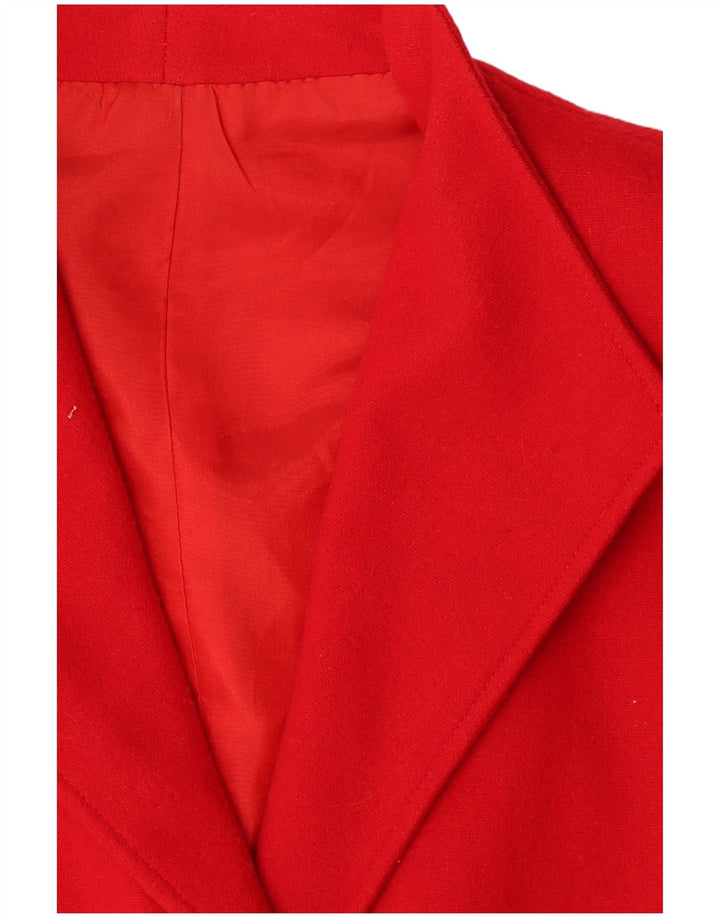 Vintage mujer chaqueta bomber de gran tamaño Reino Unido 20 2XL rojo