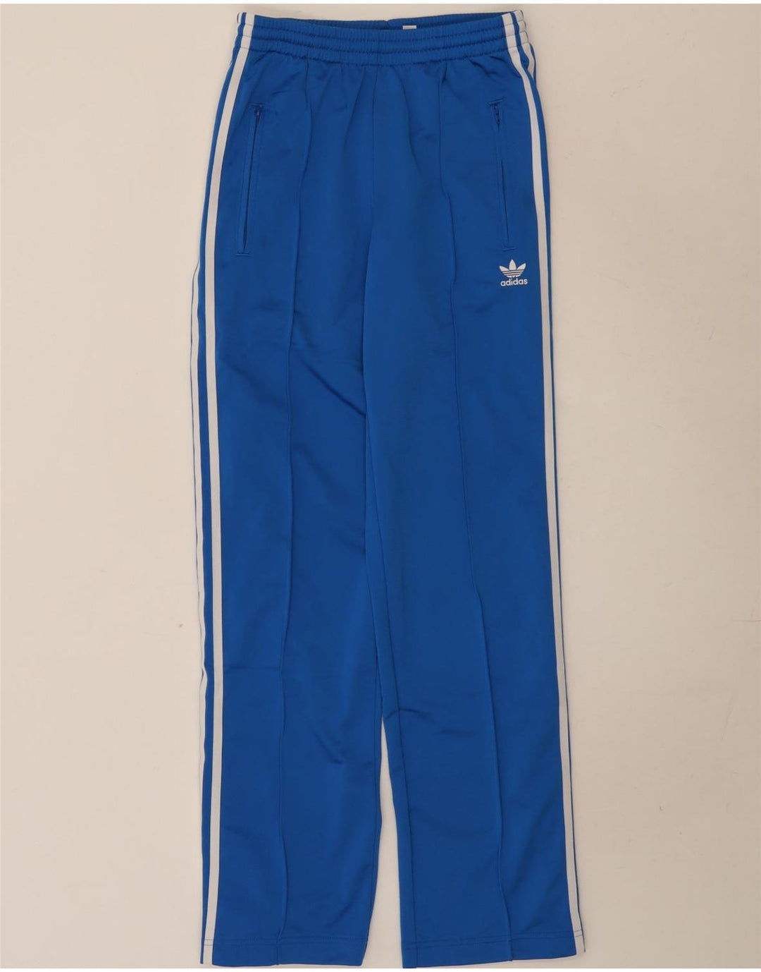 Adidas Pantalones de chándal para mujer UK 8 Small Azul Poliéster