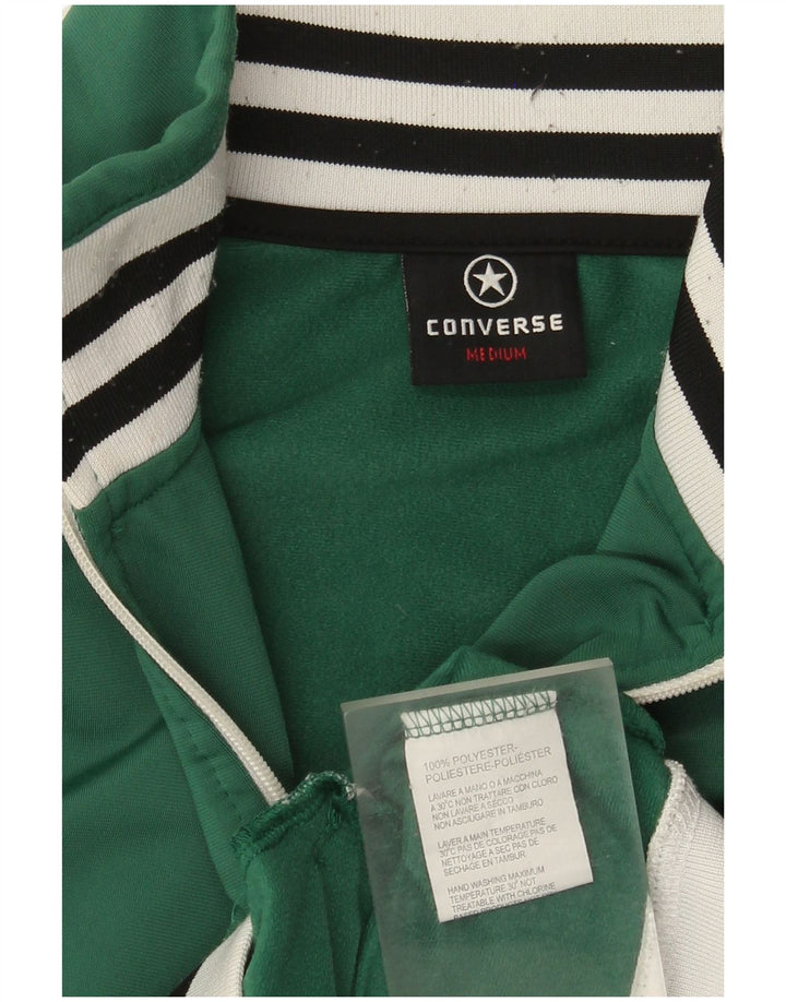 Converse - Chaqueta de chándal para mujer, talla 40, color verde medio