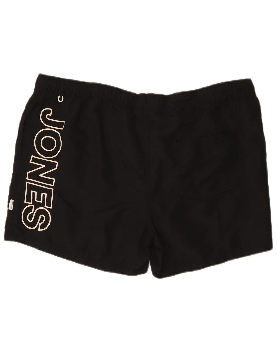 Jack & Jones Mens Graphic Bañador Shorts 2XL Poliéster Negro