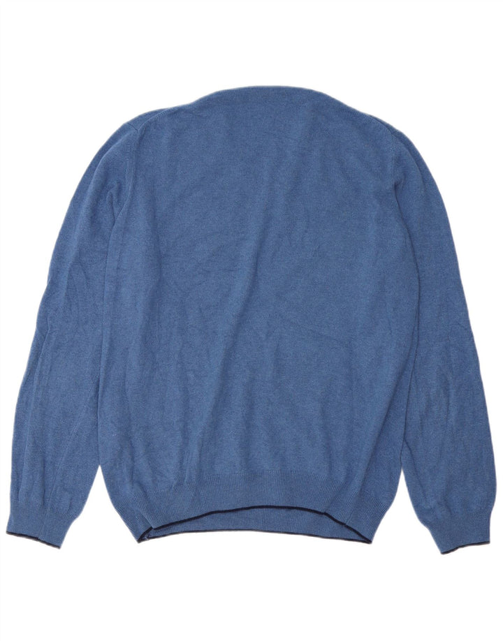 North Sails Jersey Con Cuello En V Para Hombre Large Poliamida Azul