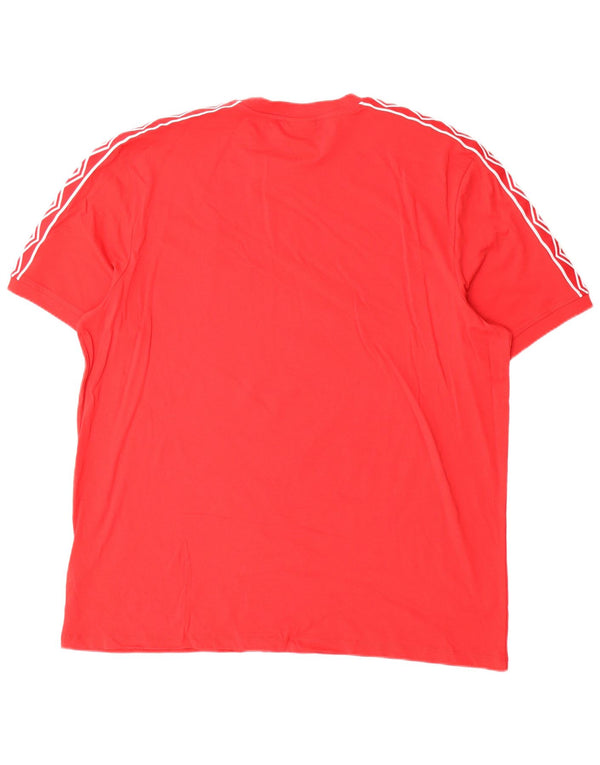 Umbro Camiseta gráfica para hombre Top 3XL Algodón rojo