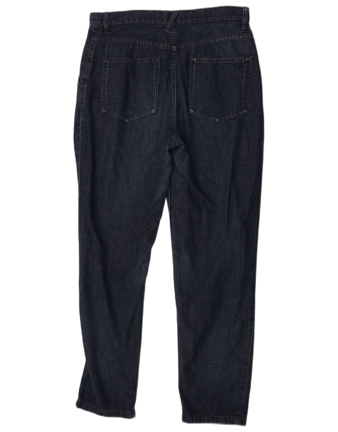 Toast Vaqueros cónicos con clavijas para mujer UK 12 Medium W30 L29 Algodón azul marino