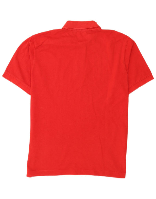 Polo Kappa Hombre Algodón Rojo Medio