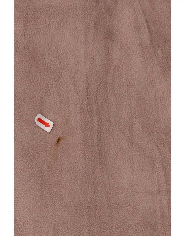 CALVIN KLEIN Chaqueta polar gráfica para mujer UK 46 Poliéster rosa grande