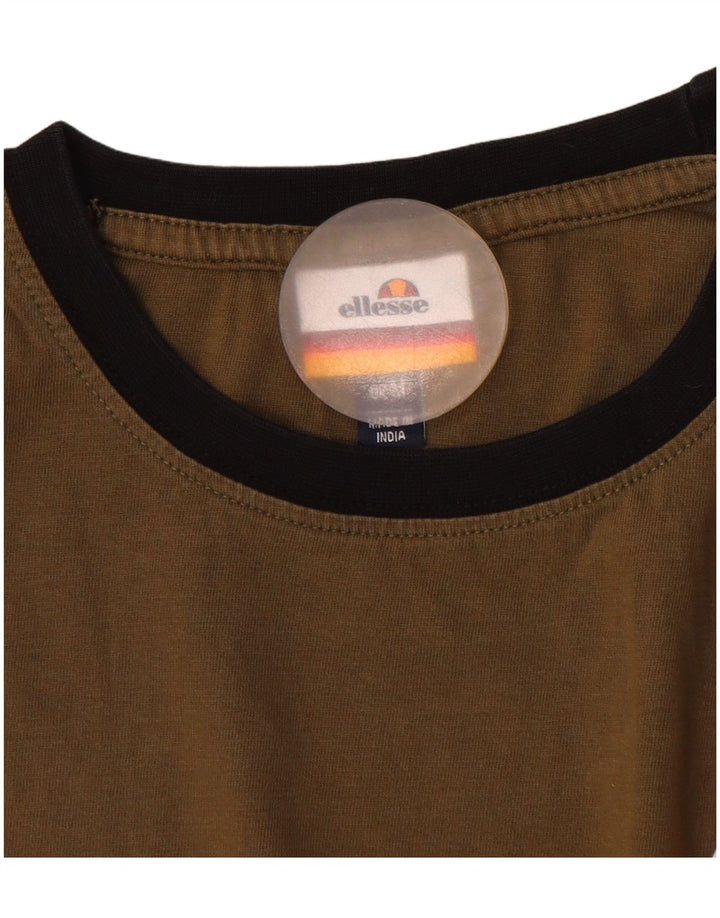 ELLESSE Camiseta Hombre Top Medium Caqui