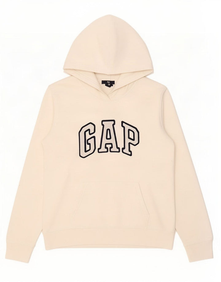 Gap - Sudadera con capucha para mujer, diseño gráfico, talla 40, color blanco