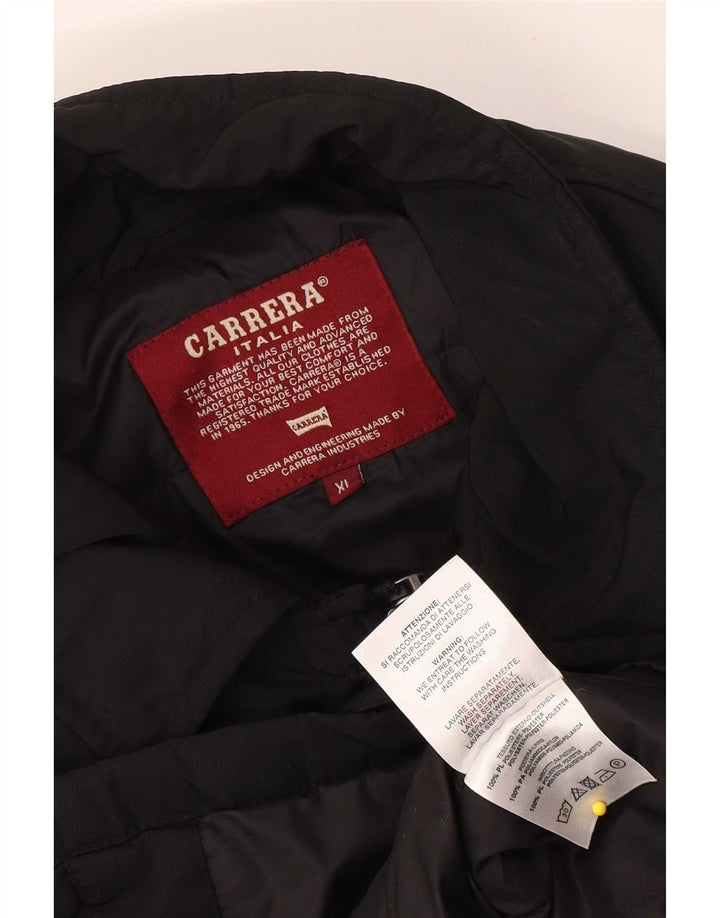 Carrera Abrigo acolchado para hombre UK 42 XL Poliéster negro