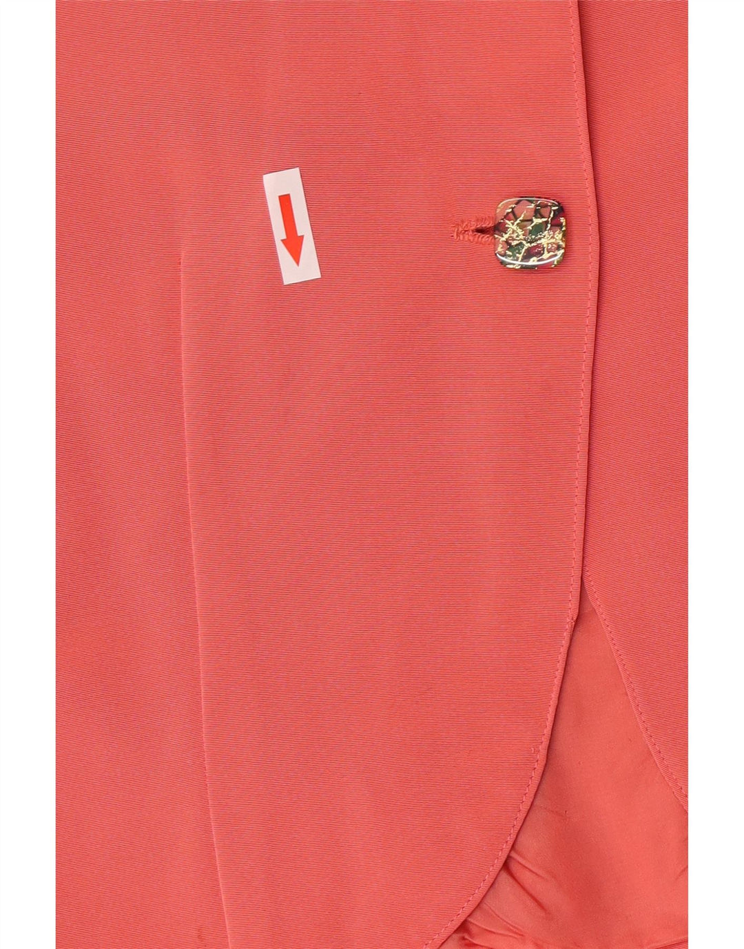Vintage mujer crop bolero chaqueta Reino Unido 8 pequeño rosa