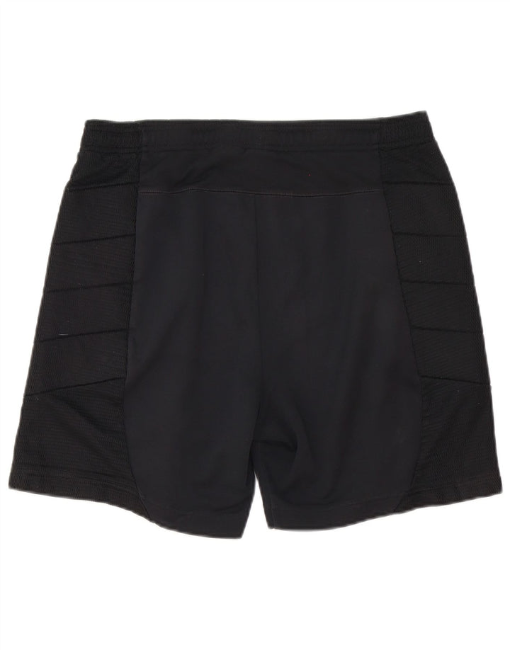 Nike - Pantalones cortos deportivos para hombre, talla grande, poliéster negro