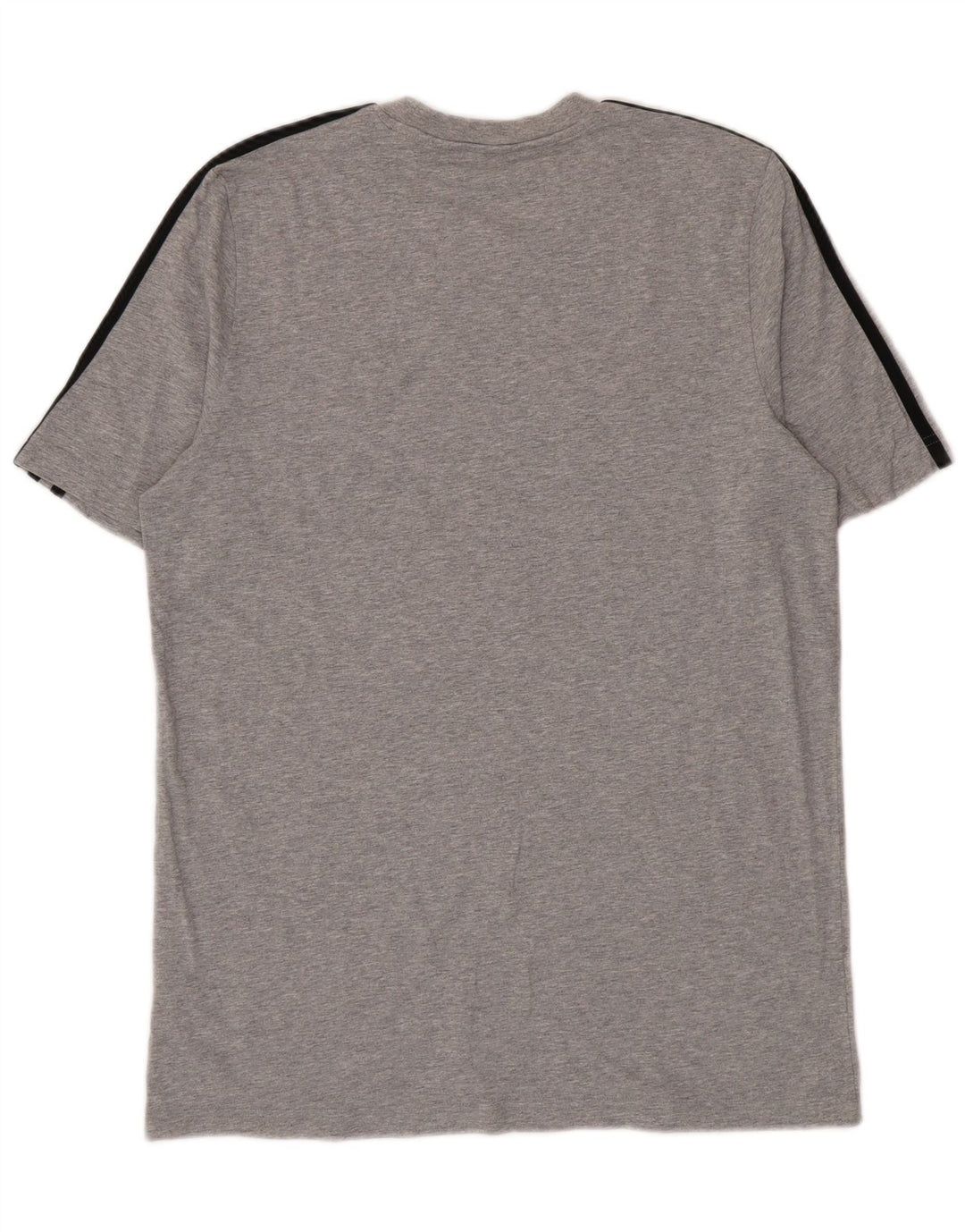 Adidas - Camiseta para hombre, talla grande, algodón moteado gris