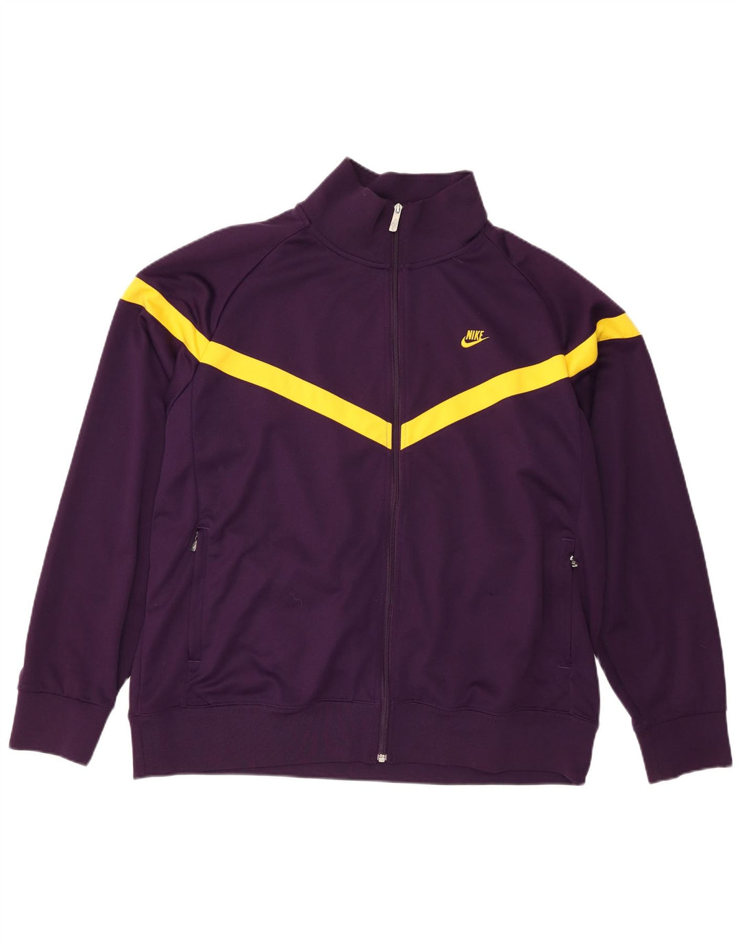 Nike Chaqueta de chándal para hombre UK 50/52 2XL Púrpura Poliéster