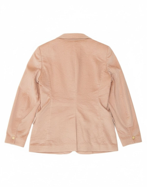 Chaqueta tipo blazer de pana con 1 botón para mujer Reiss UK 42 Algodón rosa medio