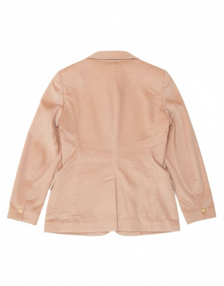 Chaqueta tipo blazer de pana con 1 botón para mujer Reiss UK 42 Algodón rosa medio