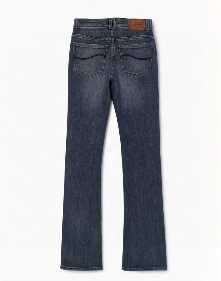 Vaqueros Lee Bliss Bootcut para mujer W25 L33 Algodón azul