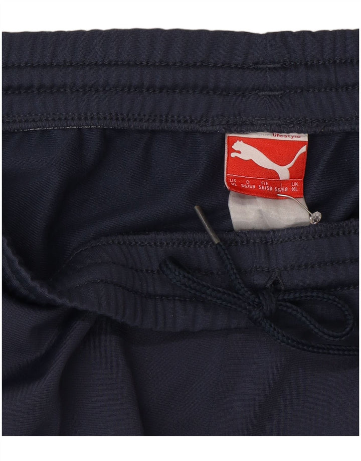 Puma Pantalones De Chándal Hombre XL Azul Marino Colorblock