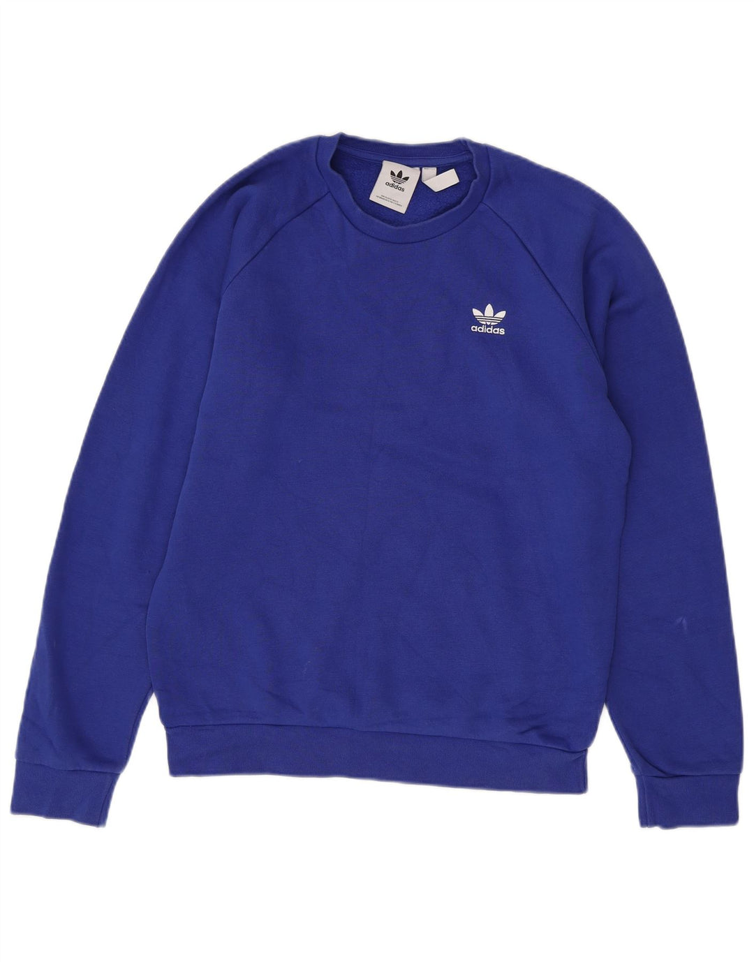 Adidas Hombre Sudadera Jumper Small Azul Algodón