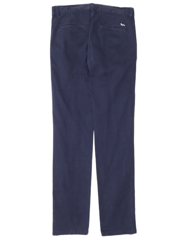 Harmont & Blaine Pantalón chino ajustado para hombre W32 L34 Azul marino