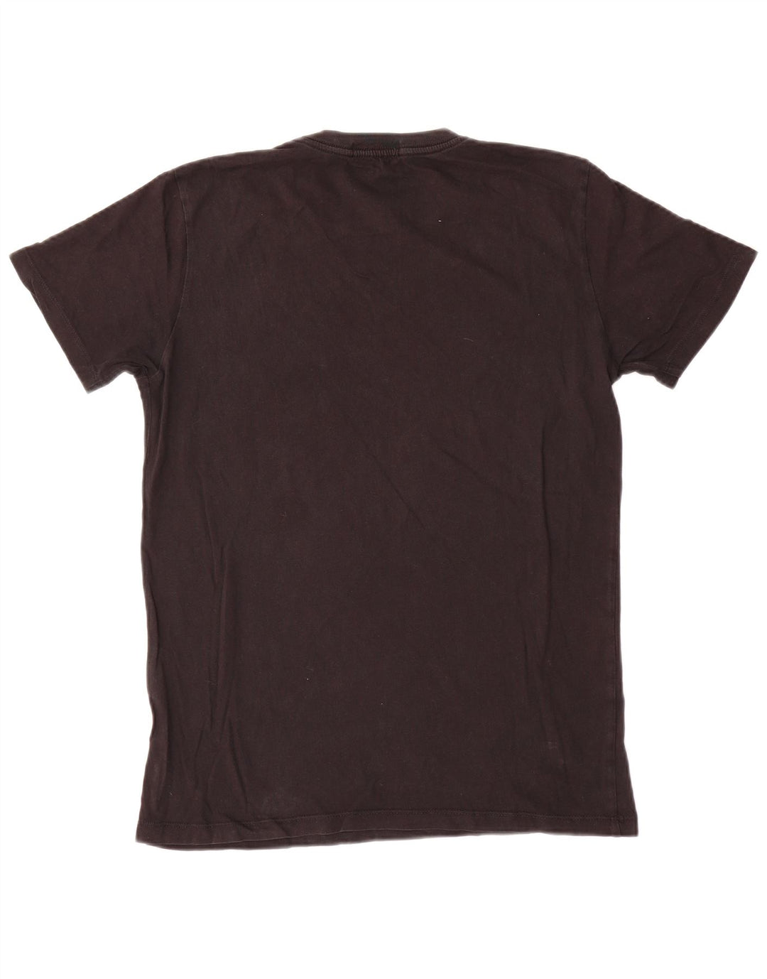 Replay Camiseta gráfica para hombre Top mediano de algodón negro