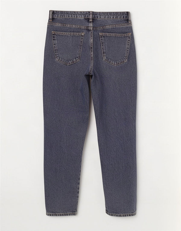 Vaqueros Mom Tapered De Mujer Topshop W30 L27 Algodón Azul
