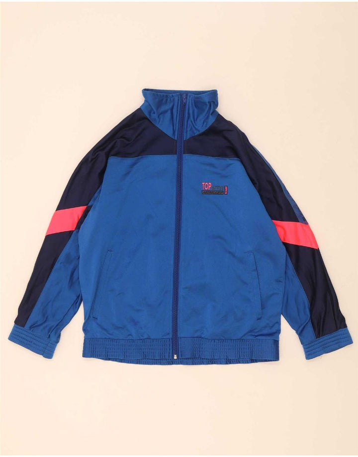 Astrolabio Hombre Chaqueta De Chándal Con Gráfico Color Block En Azul Medio