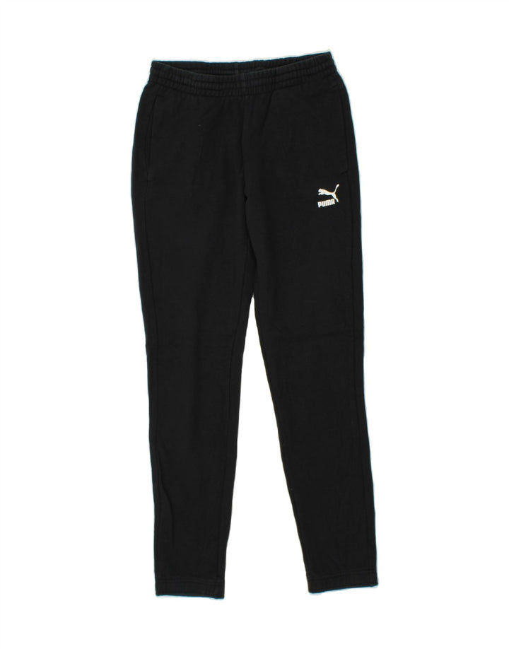 PUMA Mens Tracksuit Trousers Small Black Cotton Vintage Puma and Second-Hand Puma from Messina Hembry 