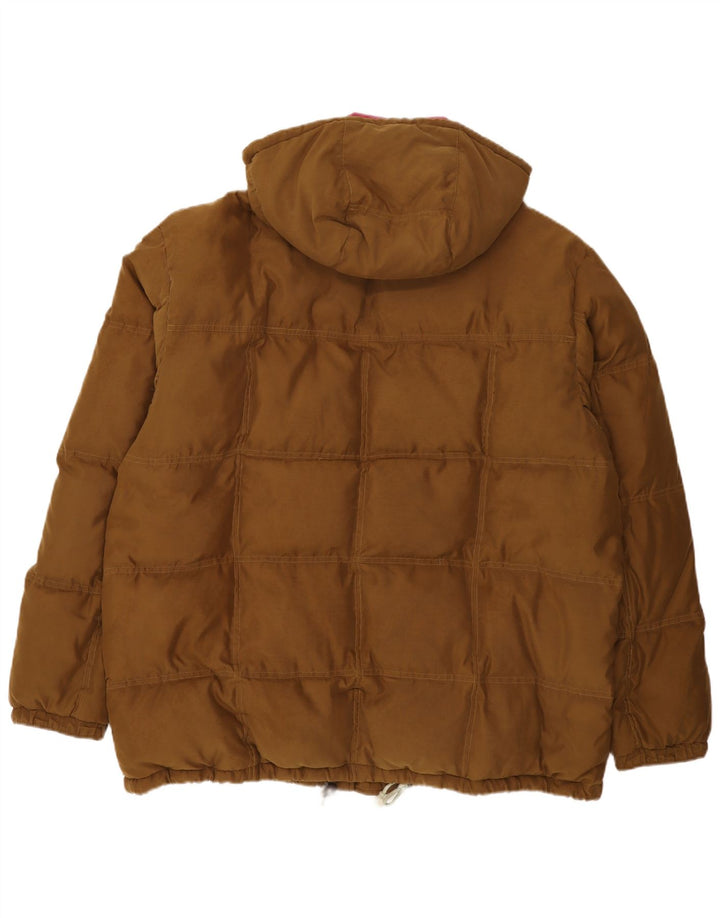 DUBIN Chaqueta acolchada con capucha para hombre IT 54 2XL Marrón Poliéster
