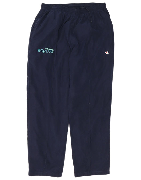 Champion Pantalones De Chándal Gráfico Hombre XL Poliéster Azul Marino