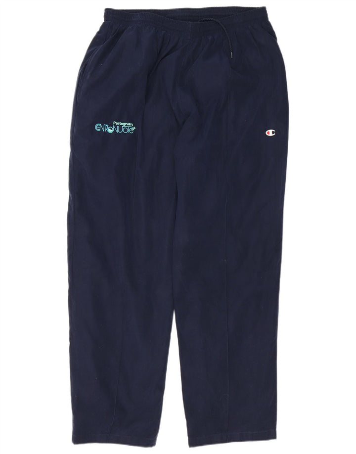 Champion Pantalones De Chándal Gráfico Hombre XL Poliéster Azul Marino