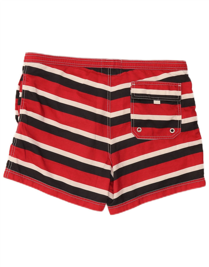 Jack Wills Bañador para hombre, talla grande, rayas rojas