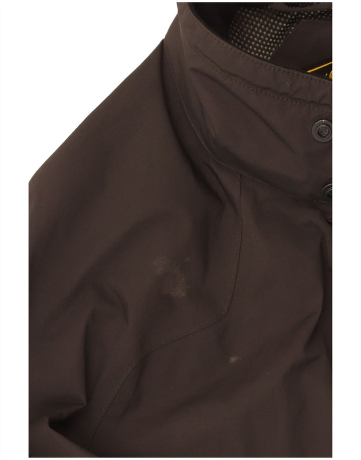Jack Wolfskin Chaqueta impermeable para hombre UK 40/42 Large Gris Poliamida