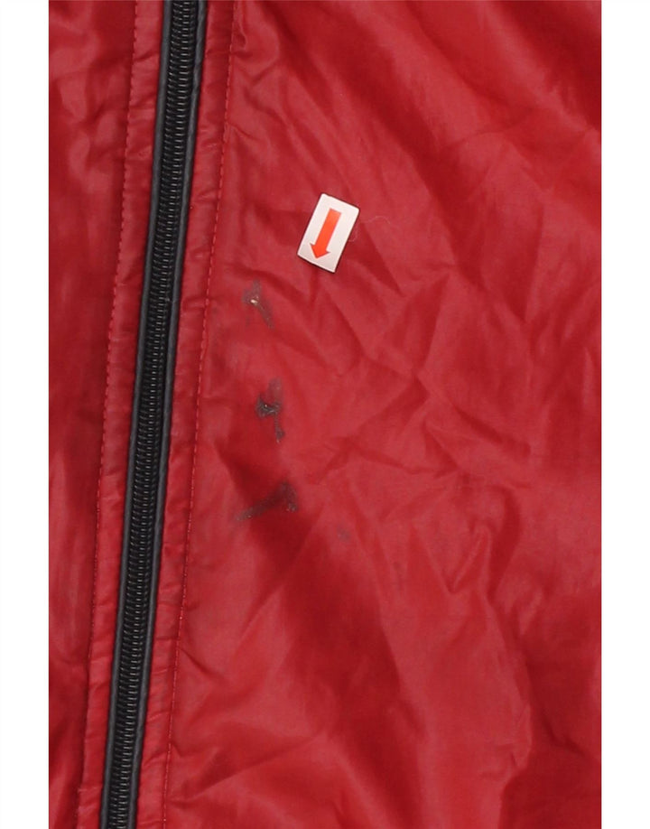 CONVERSE Mens Hooded Windbreaker Jacket UK 40 Large Red Vintage Converse and Second-Hand Converse from Messina Hembry 