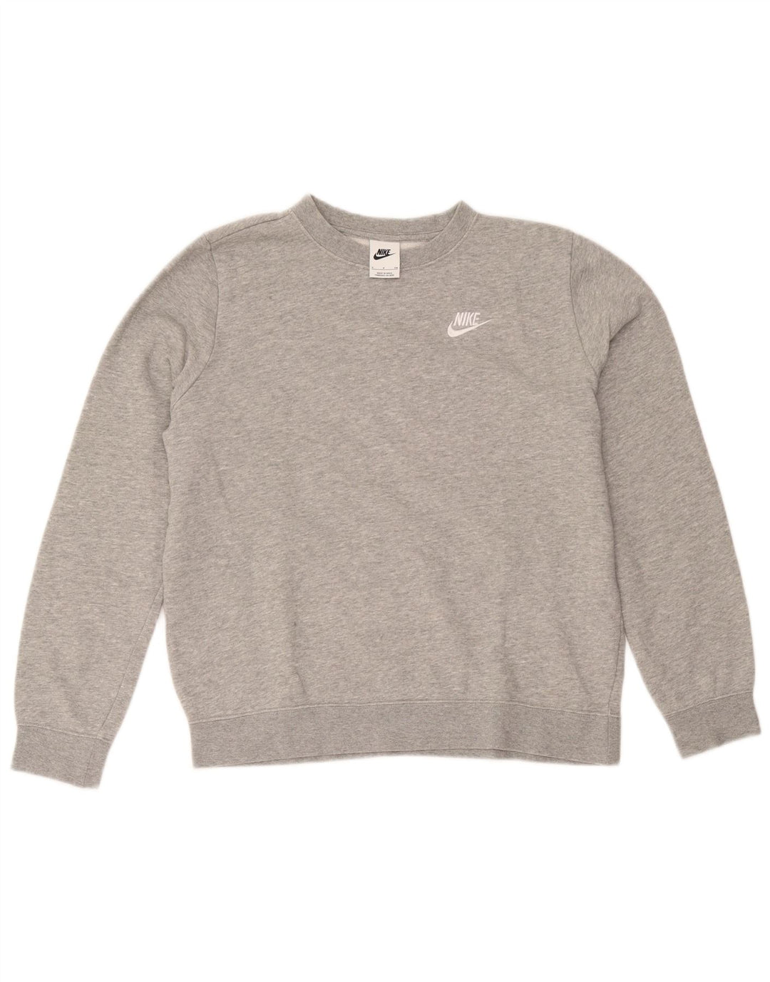 Nike Hombre Sudadera Jumper Small Gris Algodón