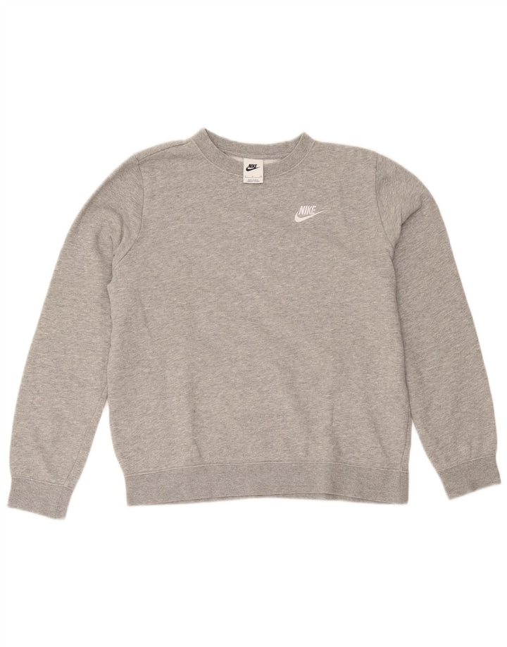 Nike Hombre Sudadera Jumper Small Gris Algodón