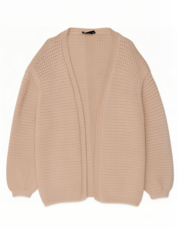 Marks & Spencer Cárdigan abierto largo para mujer UK 40 XL Algodón beige