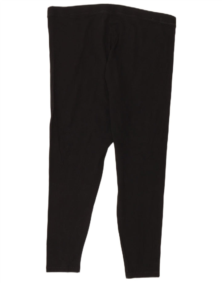 Marks & Spencer Leggings para mujer UK 20 2XL Algodón negro