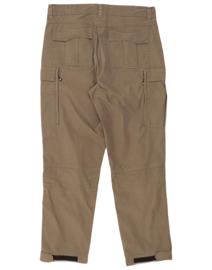 Jack Wolfskin Pantalón Cargo Recto Mujer Mediano W30 L30 Poliéster Caqui
