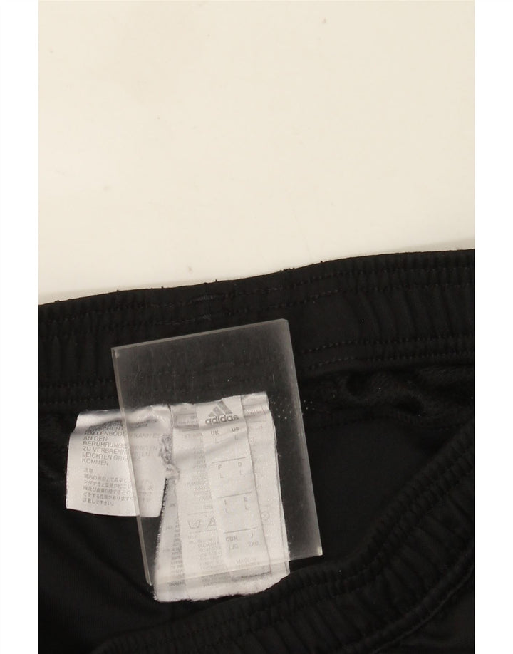 Pantalones de chándal ADIDAS para hombre, talla grande, poliéster negro