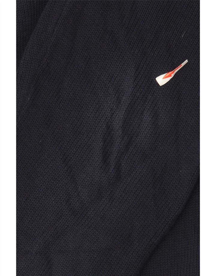 Massimo Dutti Hombre Jersey Cuello Redondo Jersey Medio Azul Marino